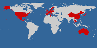 visited countries